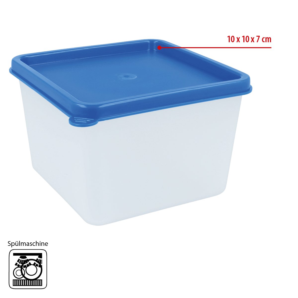 EUROHOME Vorratsdose Gefrierdosen Set 0,5L zum Frischhalten und Gefrieren, Kunststoff, (Set, 1-tlg., Frischhaltedose im 5er Set), Gefrierdosen mit fest Deckel - – Bild 5 von 5