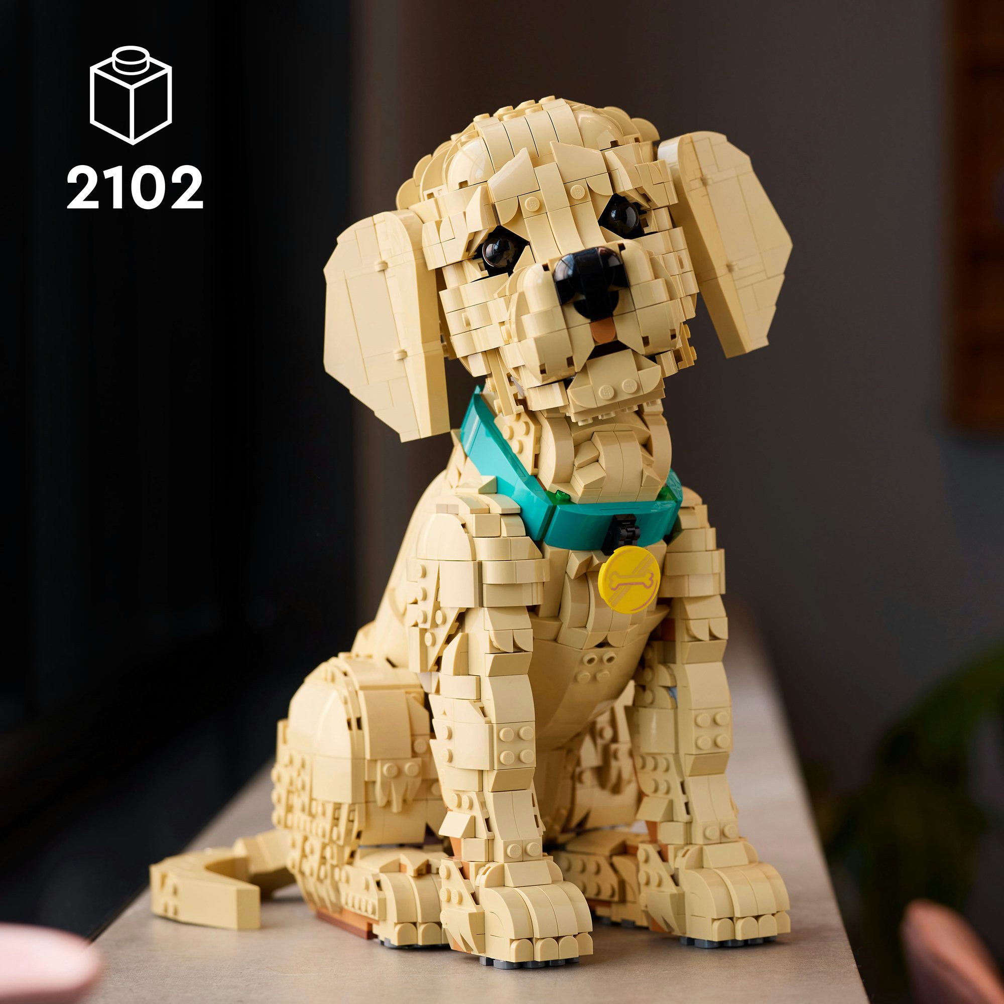 LEGO® Golden Retriever Welpe (11384), LEGO Icons Konstruktionsspielsteine, (2102 St)