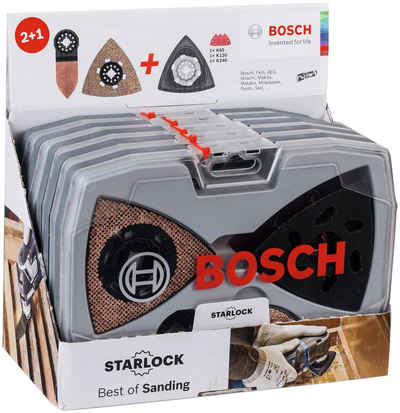 Bosch Professional Schleifteller »Starlock Best of Sanding Set«, Set, 6-St., Wood & Paint Schleifpapier (3 x)