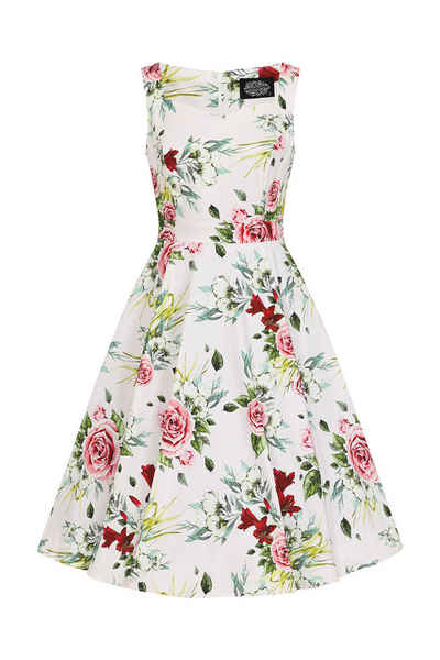 Hearts & Roses London A-Linien-Kleid Carole Floral Swing Dress Rockabella Vintage Retro
