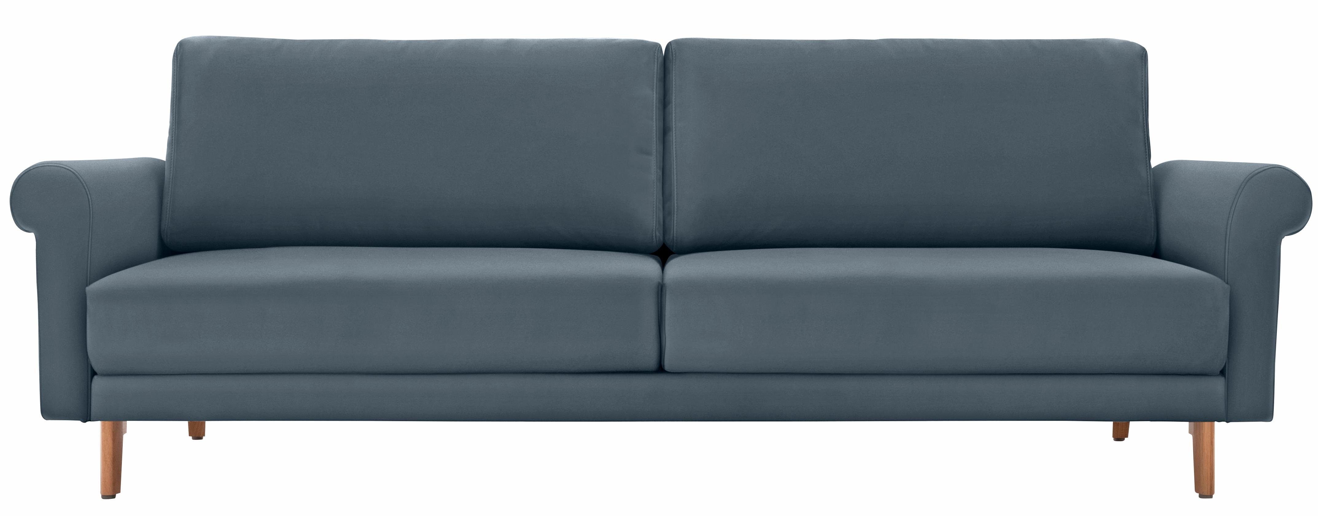 hülsta sofa 2-Sitzer hs.450, modern Landhaus, Füße in Nussbaum, Breite 168 cm
