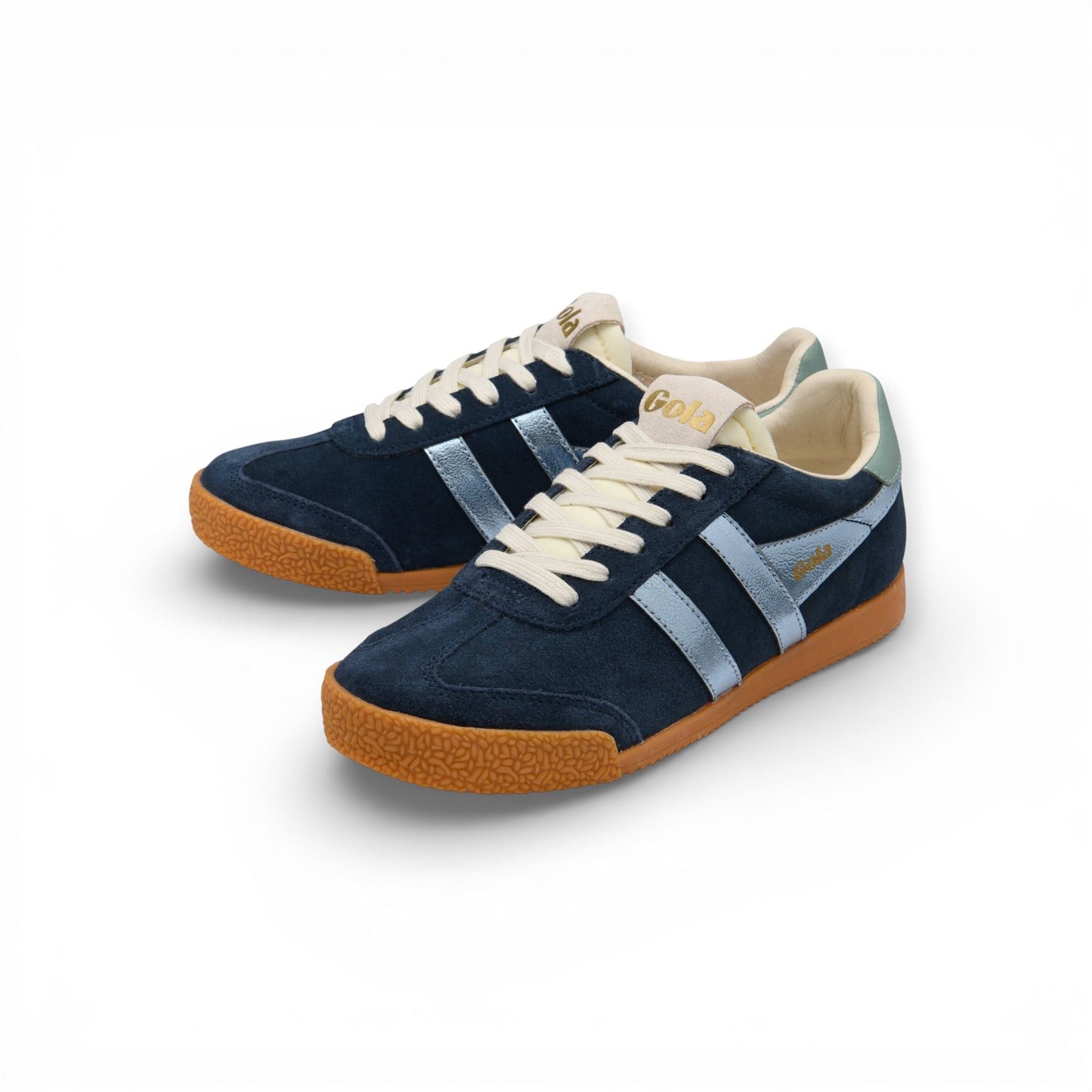 Elan Glitz 2026 navyblau/airblau/grün Damen Sneaker