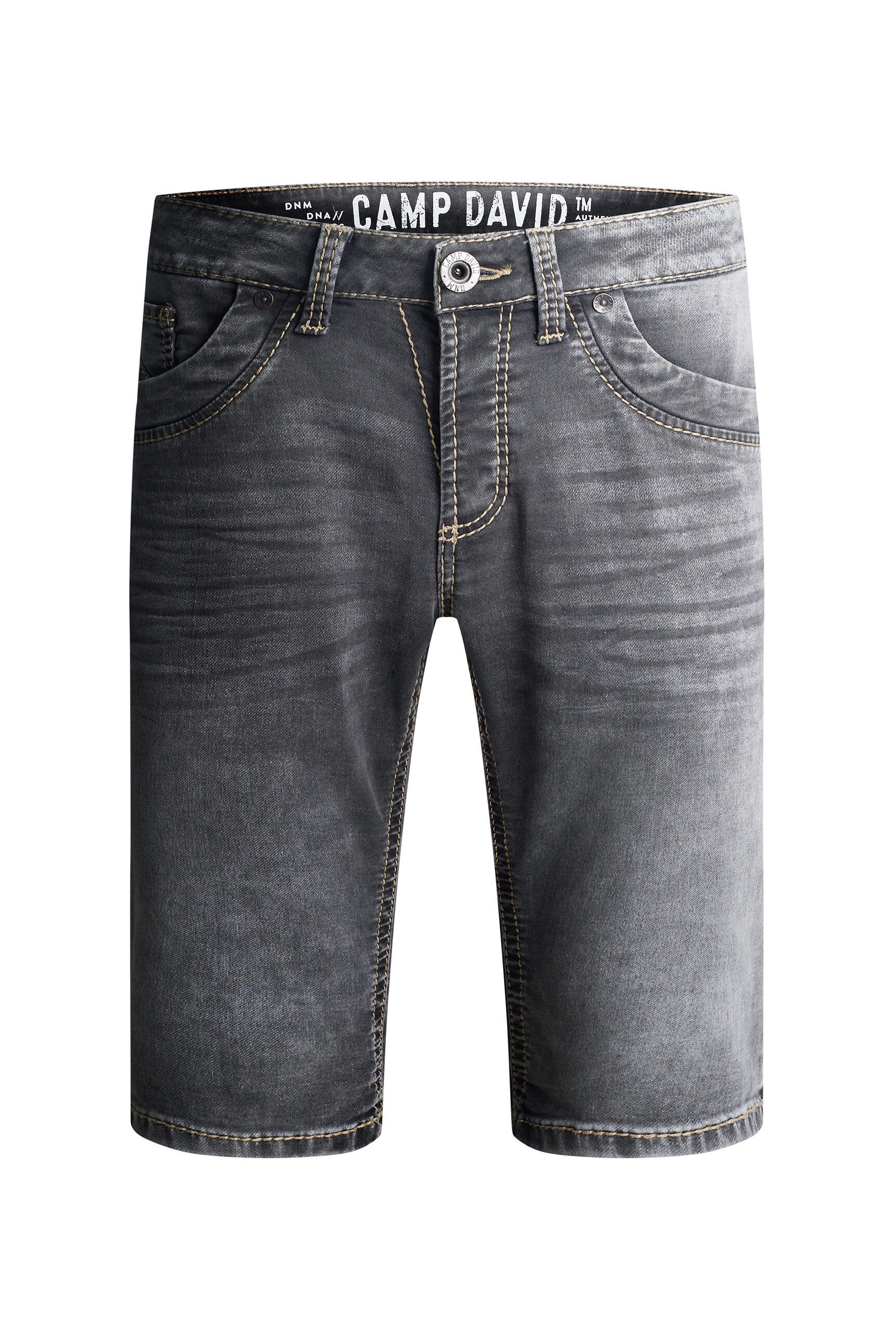 CAMP DAVID Jeansshorts mit normaler Leibhöhe