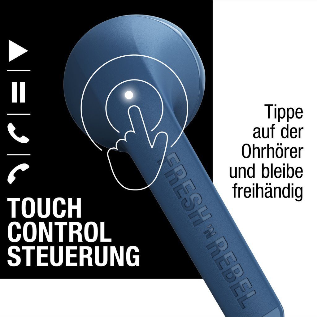 Blue Touch-Control-Steuerung, Twins Core Fresh´n Kopfhörer Auto-Kopplung) (Dual-Master-Funktion, Rebel Steel