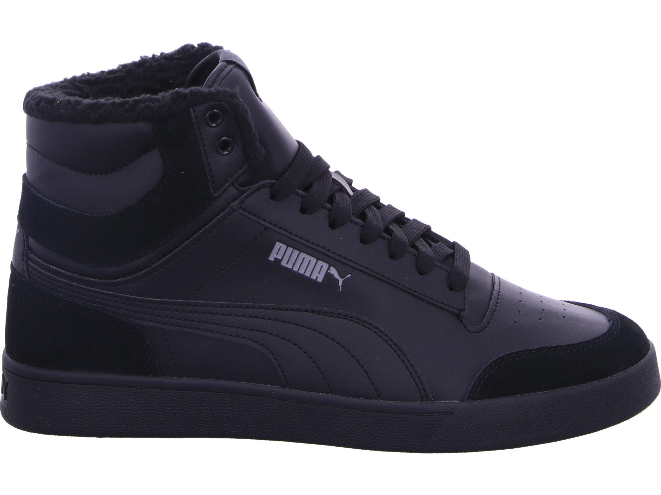 PUMA Puma Shuffle Mid Fur Sneaker echtes Leder