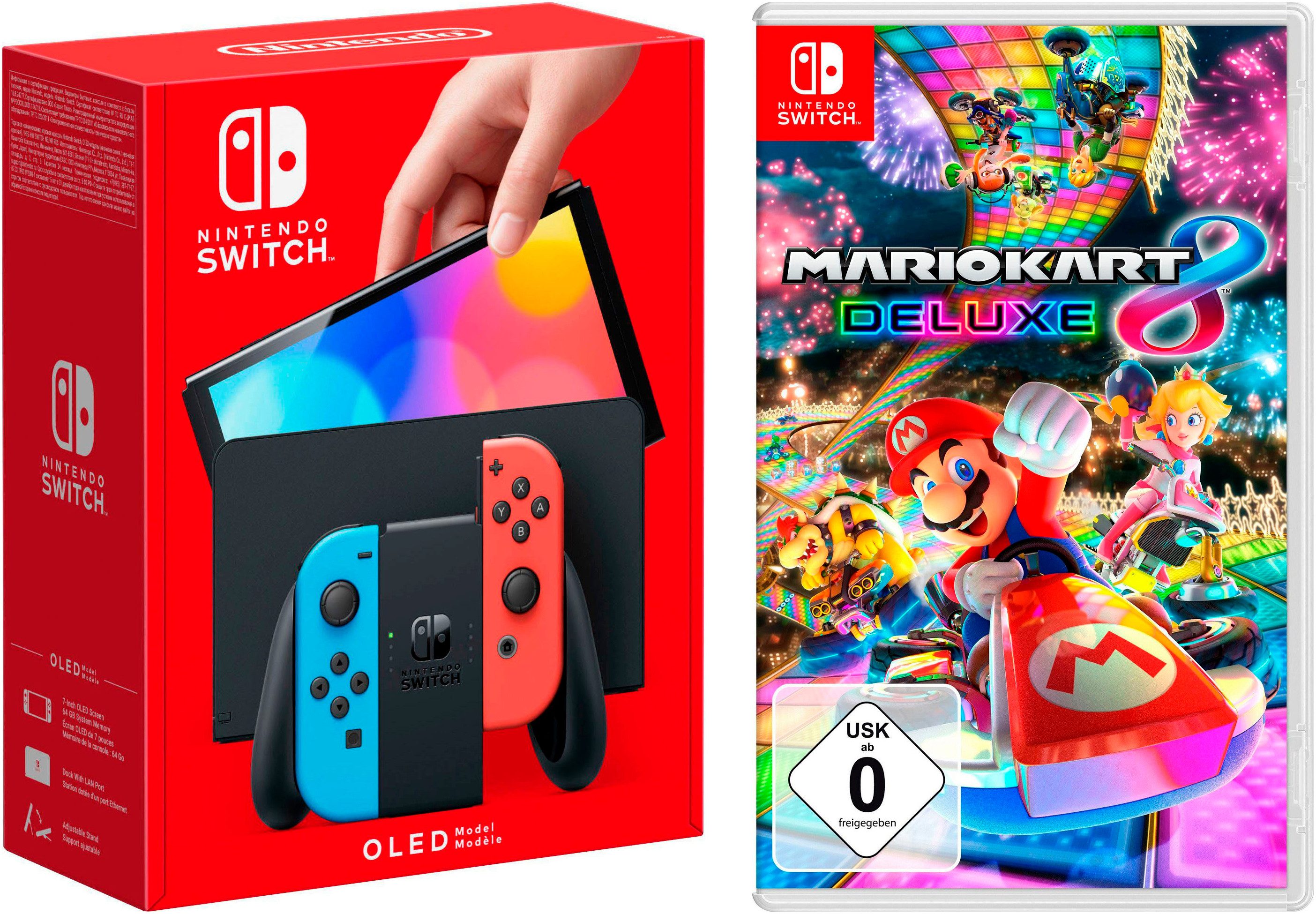 Nintendo Switch OLED + Mario Kart 8 Deluxe