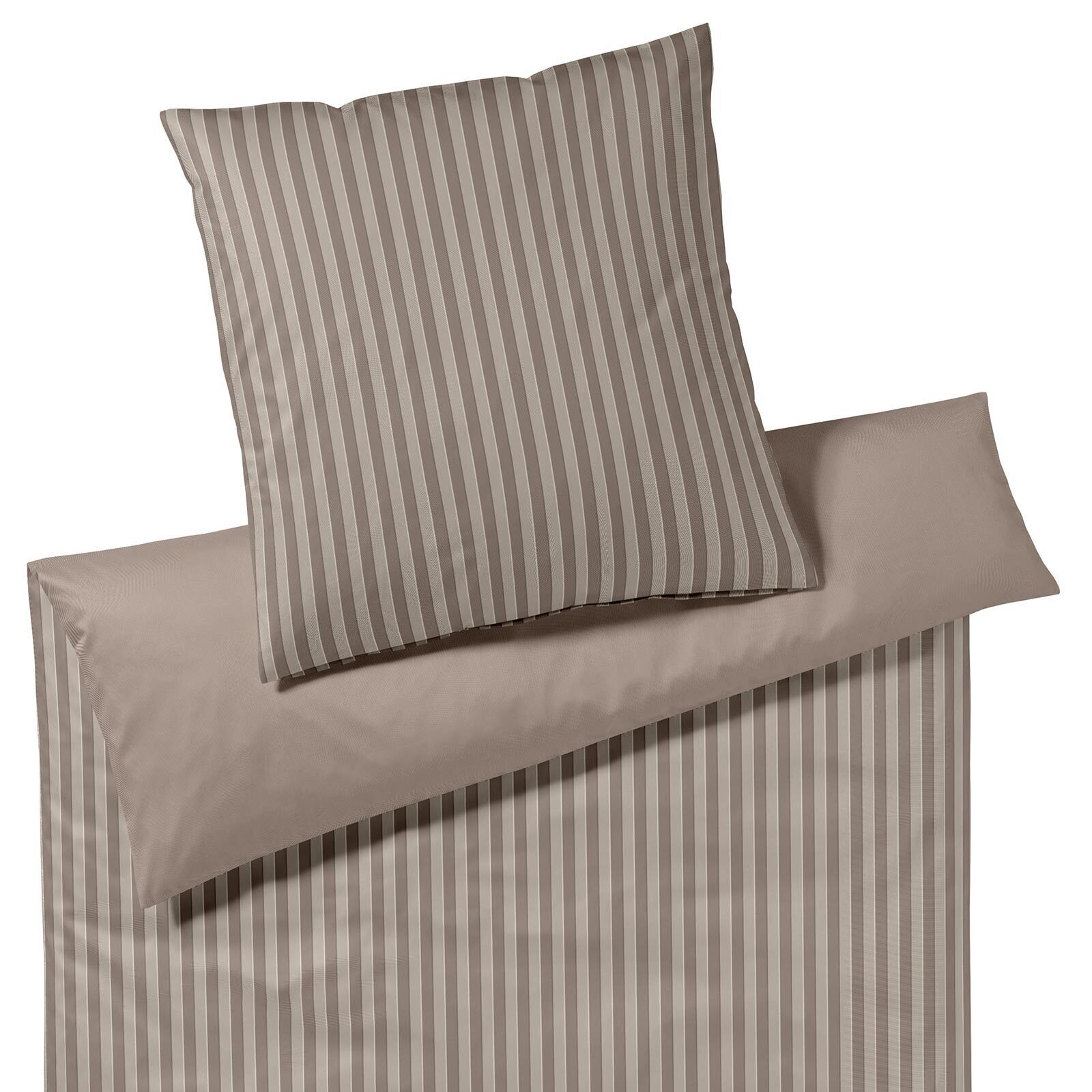 JOOP! Bettwäsche Soft Lines brown, Flanell, 1 teilig