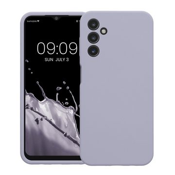 kwmobile Handyhülle Hülle für Samsung Galaxy A14 5G, Hülle Silikon gummiert - Handyhülle - Handy Case in Pastell Lavendel