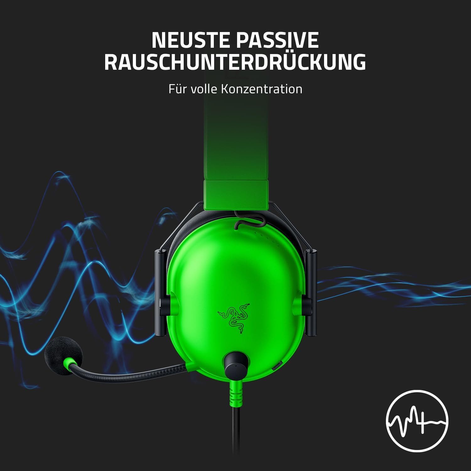 RAZER BlackShark V2 X Premium Esports Multi-Plattform Gaming Headset Gaming-Headset – Bild 4 von 5