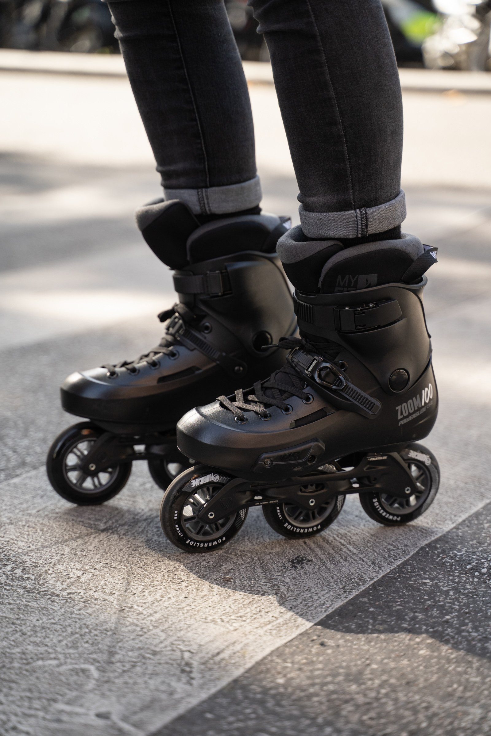 Powerslide Inlineskates Zoom Pro Black 100
