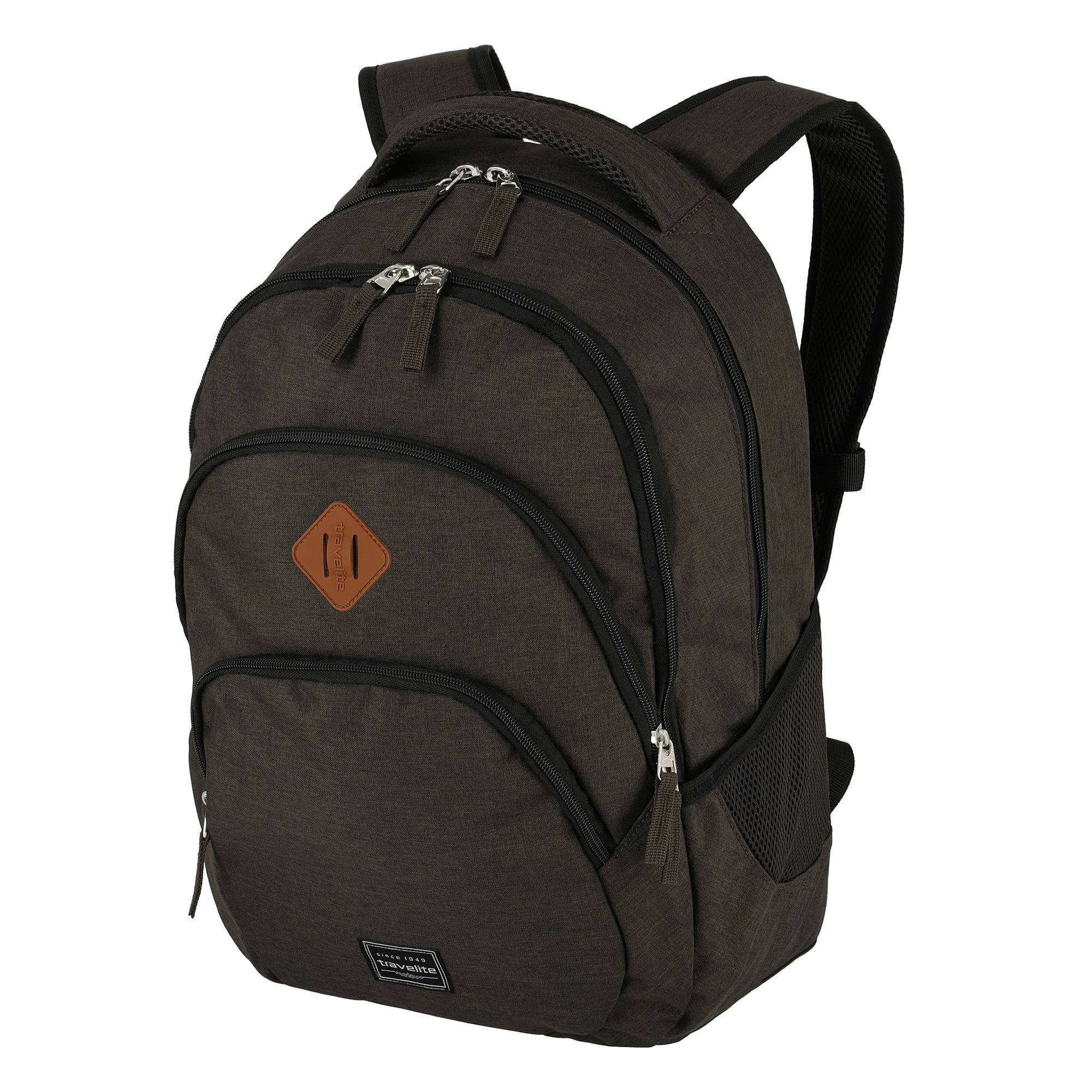 travelite Laptoprucksack BASICS Melange, Freizeitrucksack Arbeitsrucksack günstig online kaufen