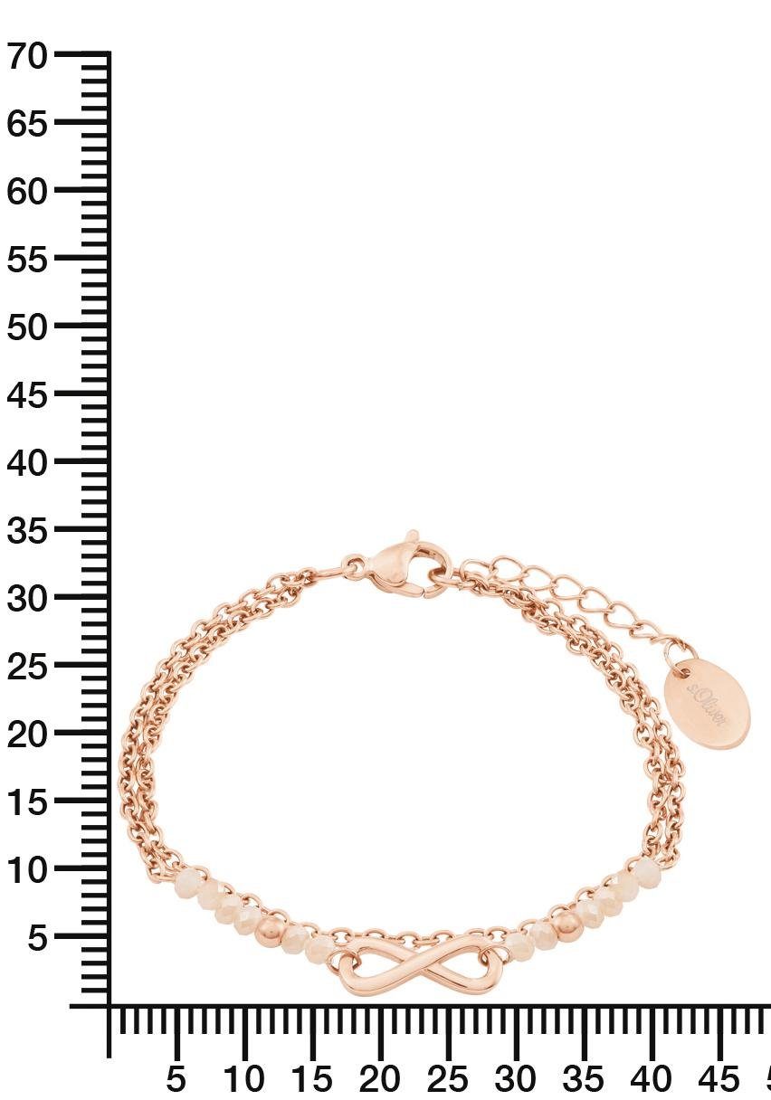 s.Oliver Armband, mit Glasstein