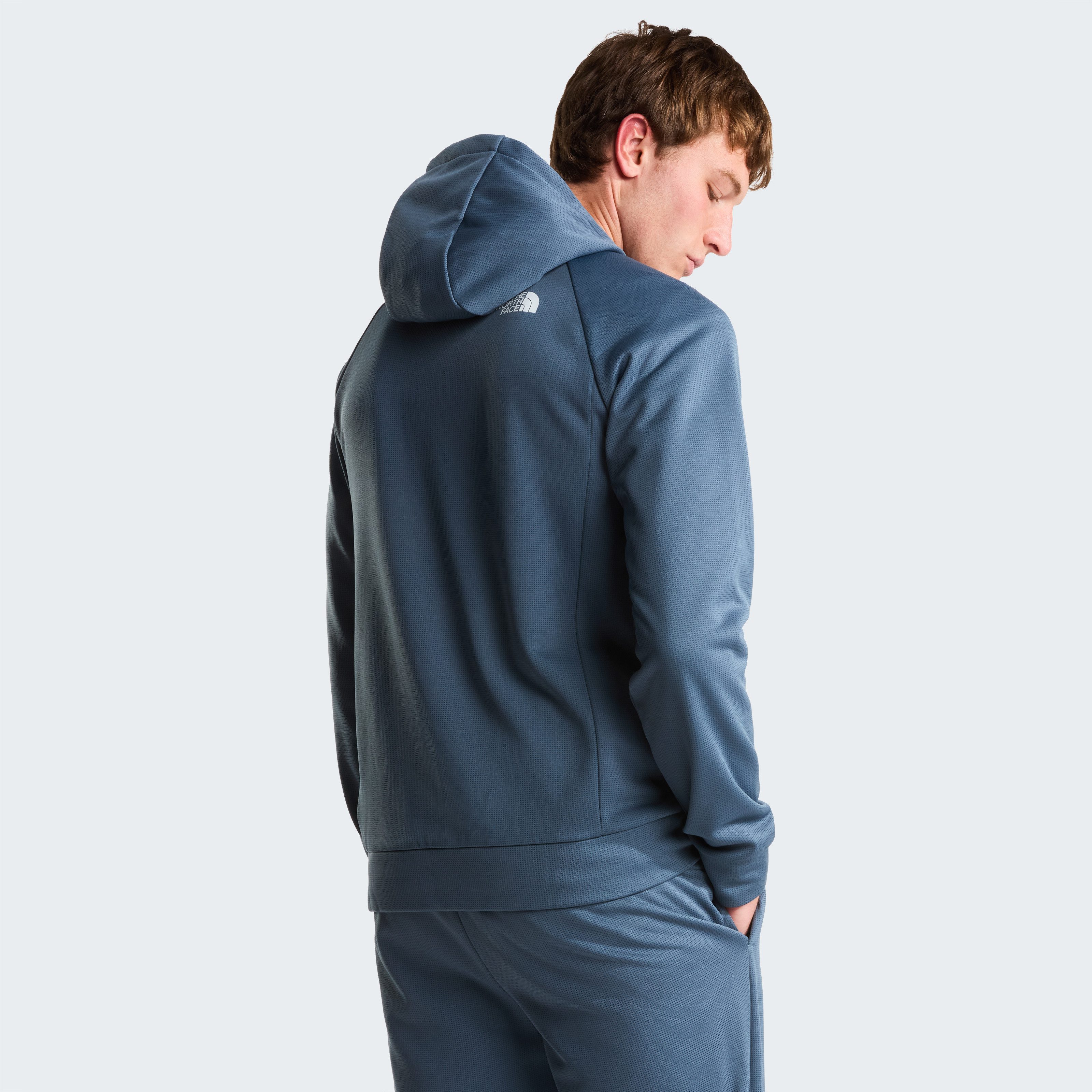 The North Face Fleecejacke M REAXION 2.0 HOODED FULL ZIP JACKET sportlicher Stil, aus Polyester, für Sport und Freizeit