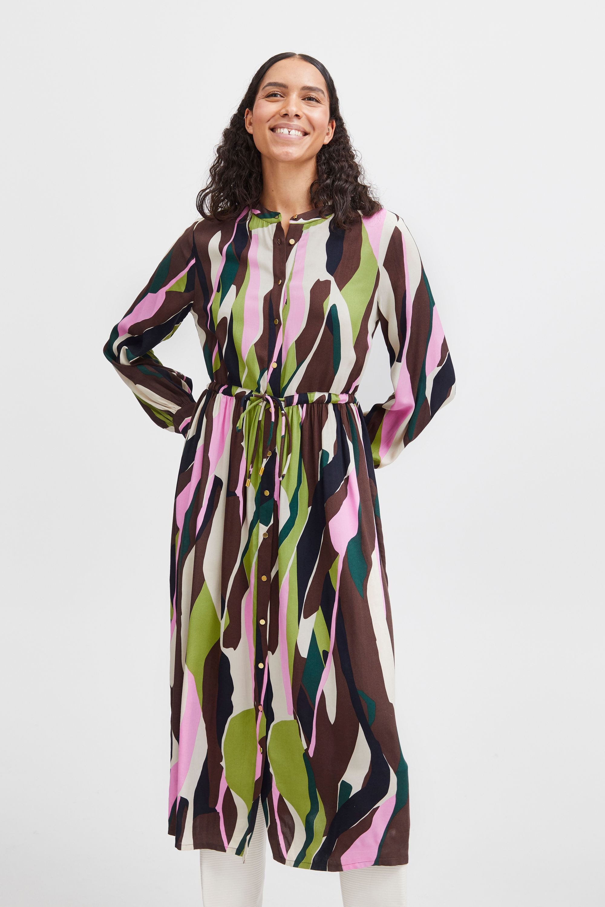 b.young Blusenkleid BYHISIA LONG DRESS - günstig online kaufen