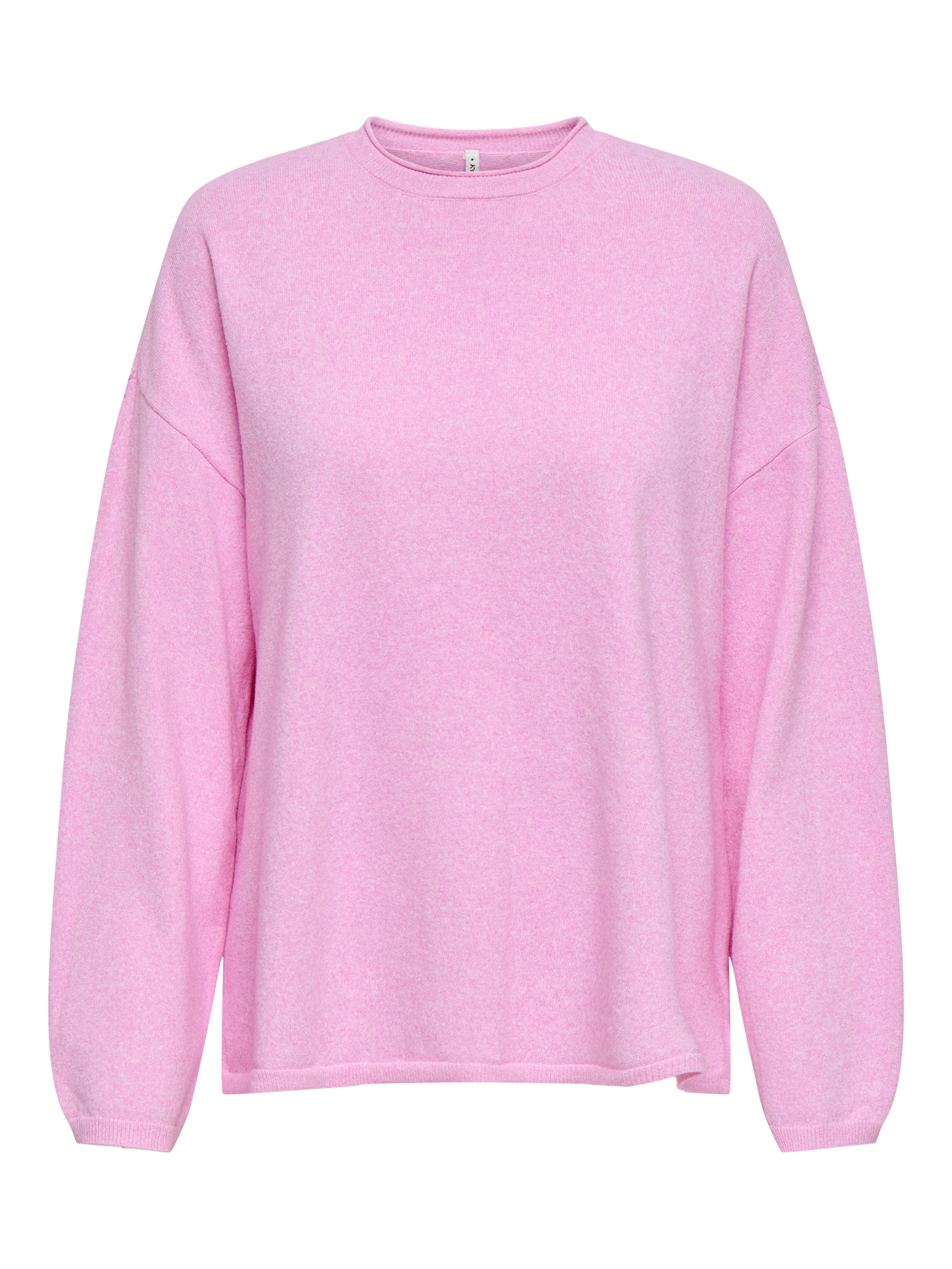 ONLY Strickpullover ONLLOYAL AMALIO LIFE LS O-NECK KNT NOOS mit überschnitt günstig online kaufen