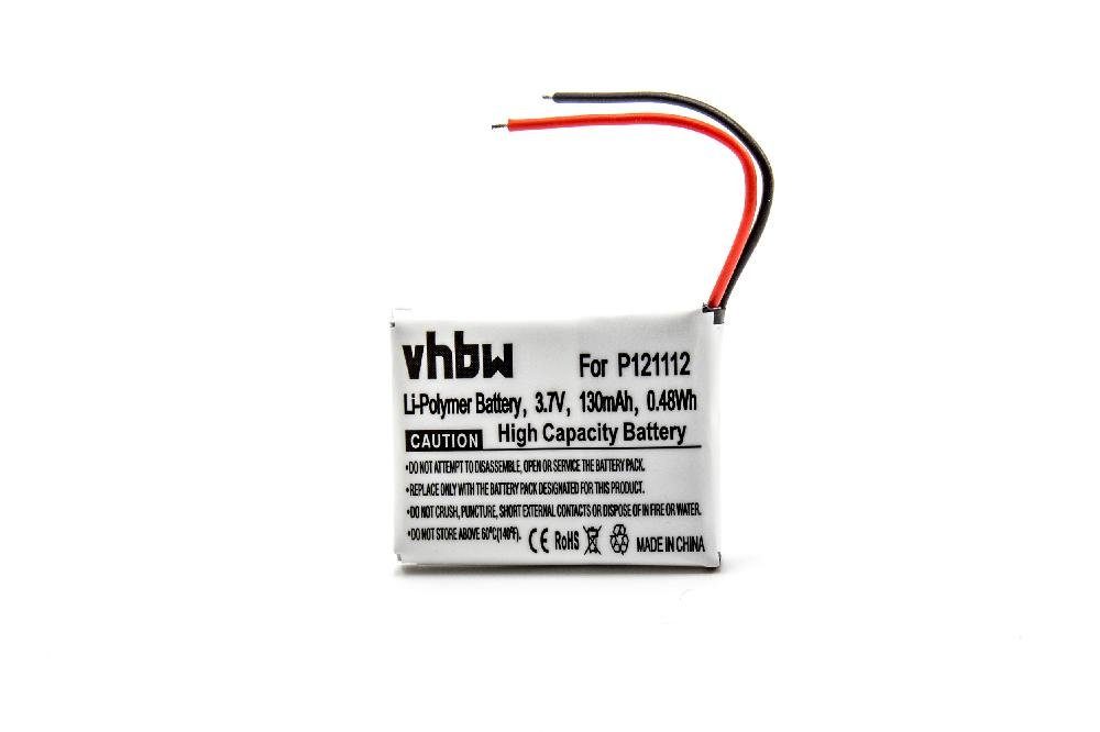vhbw kompatibel mit Pebble E-Paper Akku Li-Polymer 130 mAh (3,7 V)