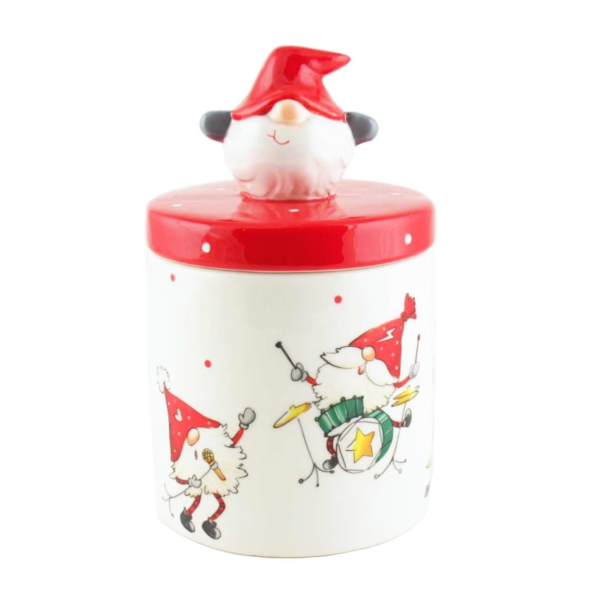 440s Dekoobjekt 440s Keramik Aufbewahrungsdose Rocking SANTA (Stück) günstig online kaufen