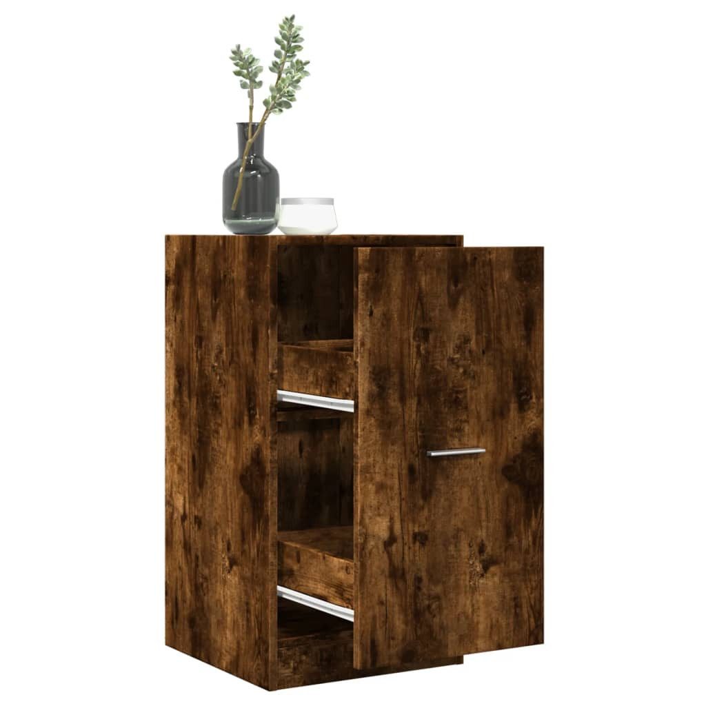 vidaXL Apothekerschrank 40 x 41 x 775 cm Apothekerschrank Räuchereiche 40x41x77,5 cm Spanplatt