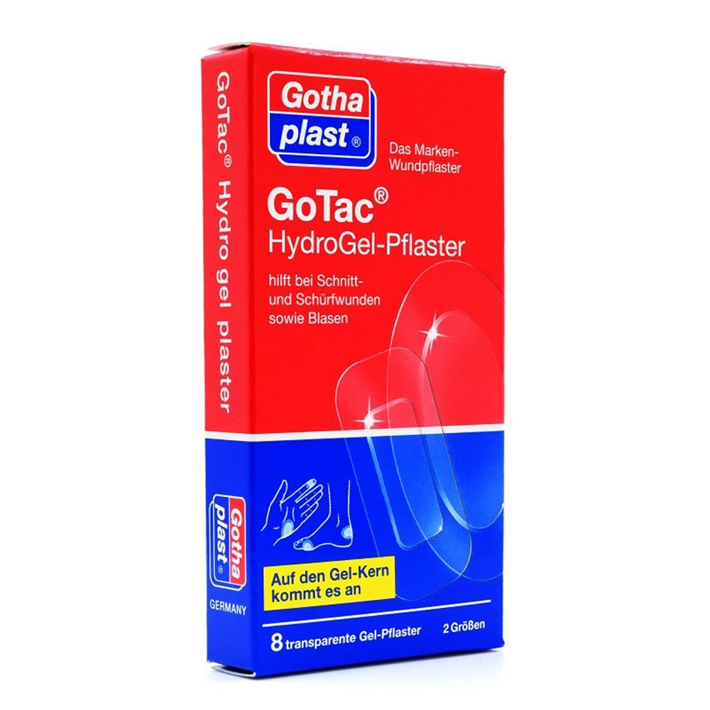 Gothaplast GmbH Pflaster GOTAC HydroGel-Pflaster 2 Größen, 8 St (8 St)