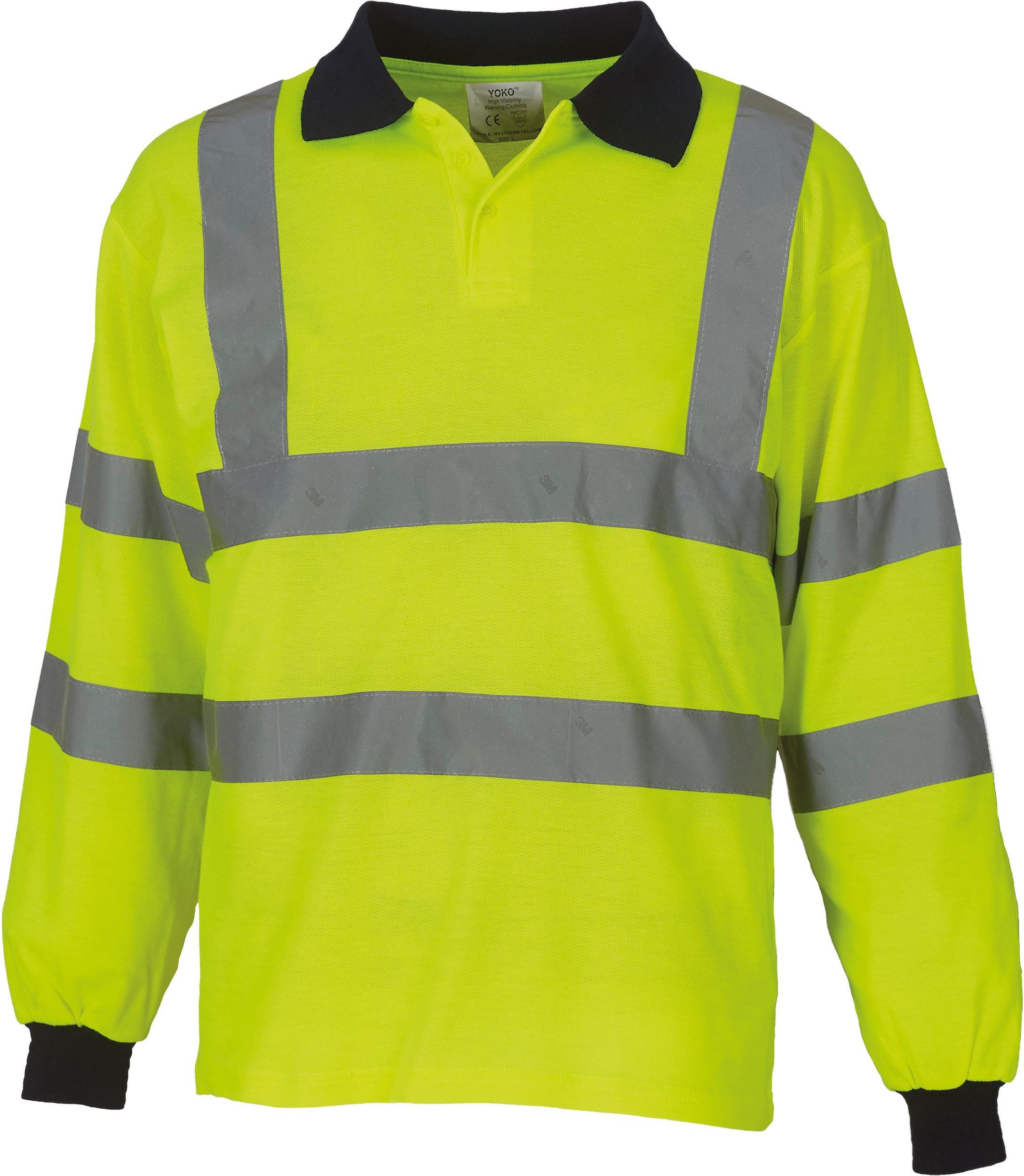 YOKO Warnschutz-Shirt YOKO Langärmliges Poloshirt in günstig online kaufen