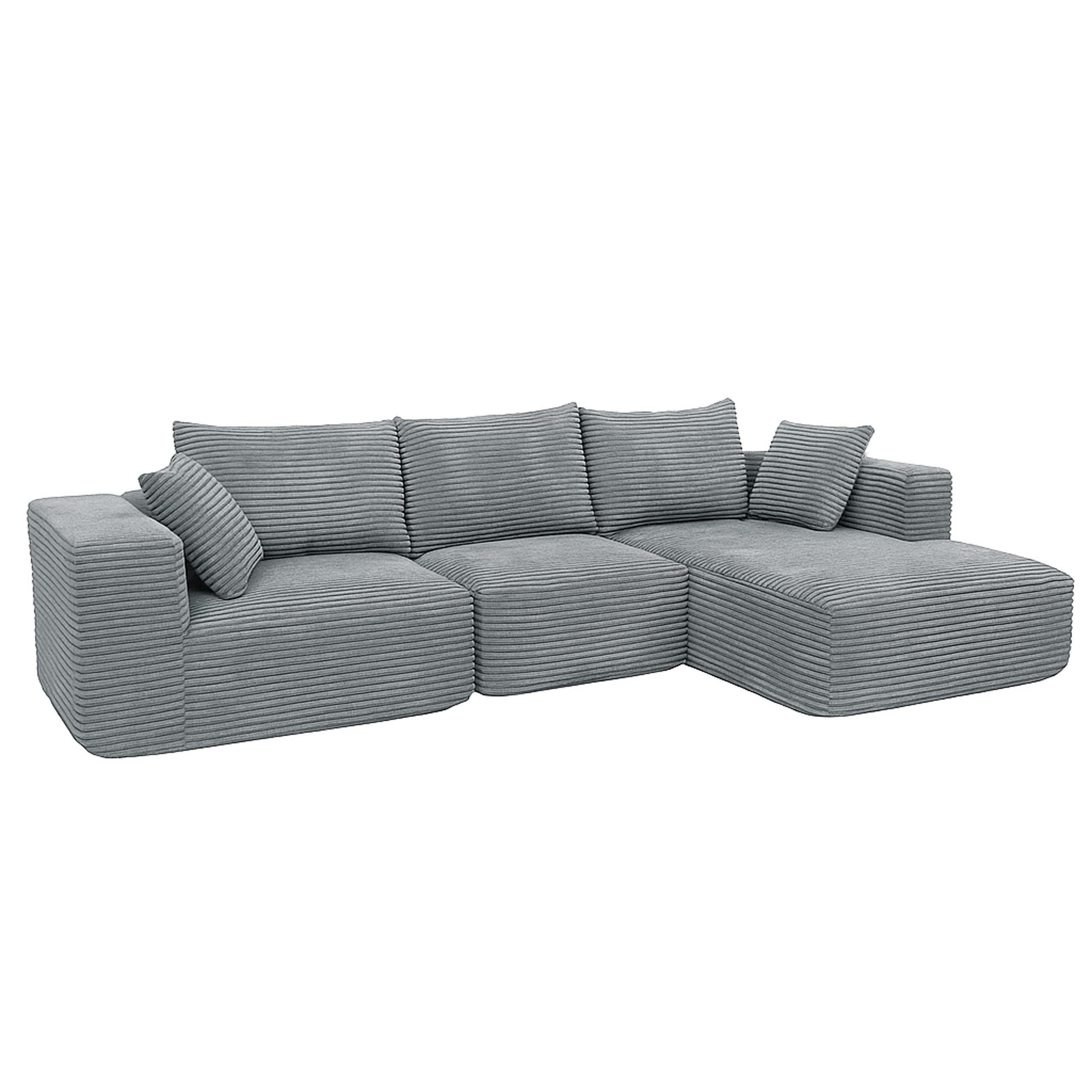 MCW Loungesofa MCW-P20-r, Rutschfeste Unterseite, Polsterung aus Taschenfedern und Schaumstoff