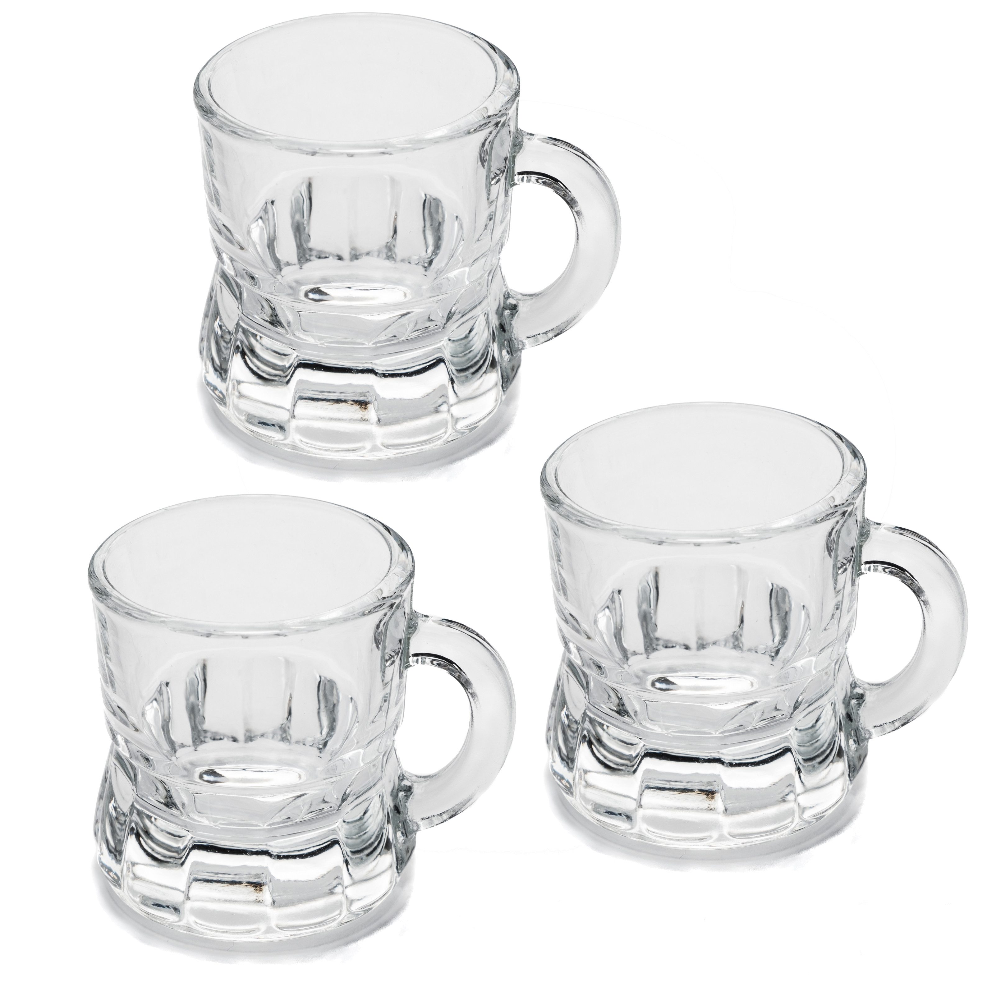 Schnapsglas 12x Schnapsglas mit Henkel Henkelstamper Tequila, Shotglas 2cl