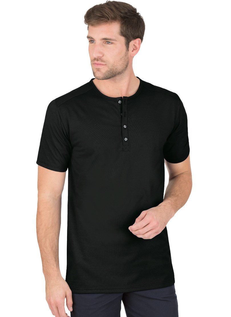 Trigema T-Shirt TRIGEMA T-Shirt mit Knopfleiste günstig online kaufen