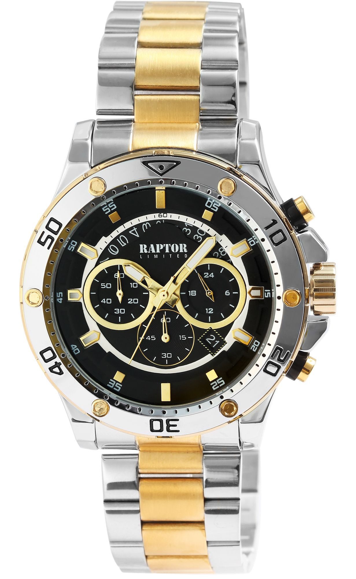 Quarzuhr Majid RAPTOR Chronograph "Majid" mit Edelstahlband