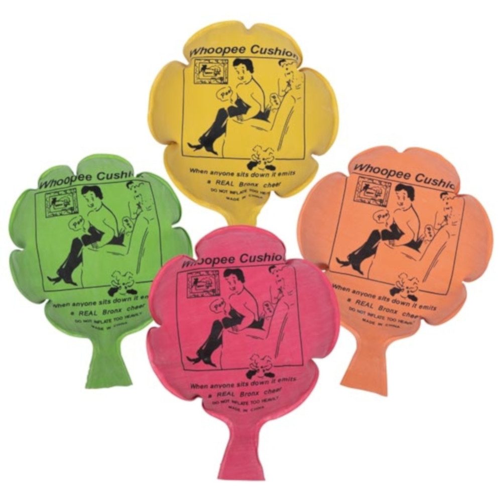 Gollnest & Kiesel Aufblasbares Partyzubehör Pupskissen selbst aufpusten verschiedene Farben 13259, Pupskissen