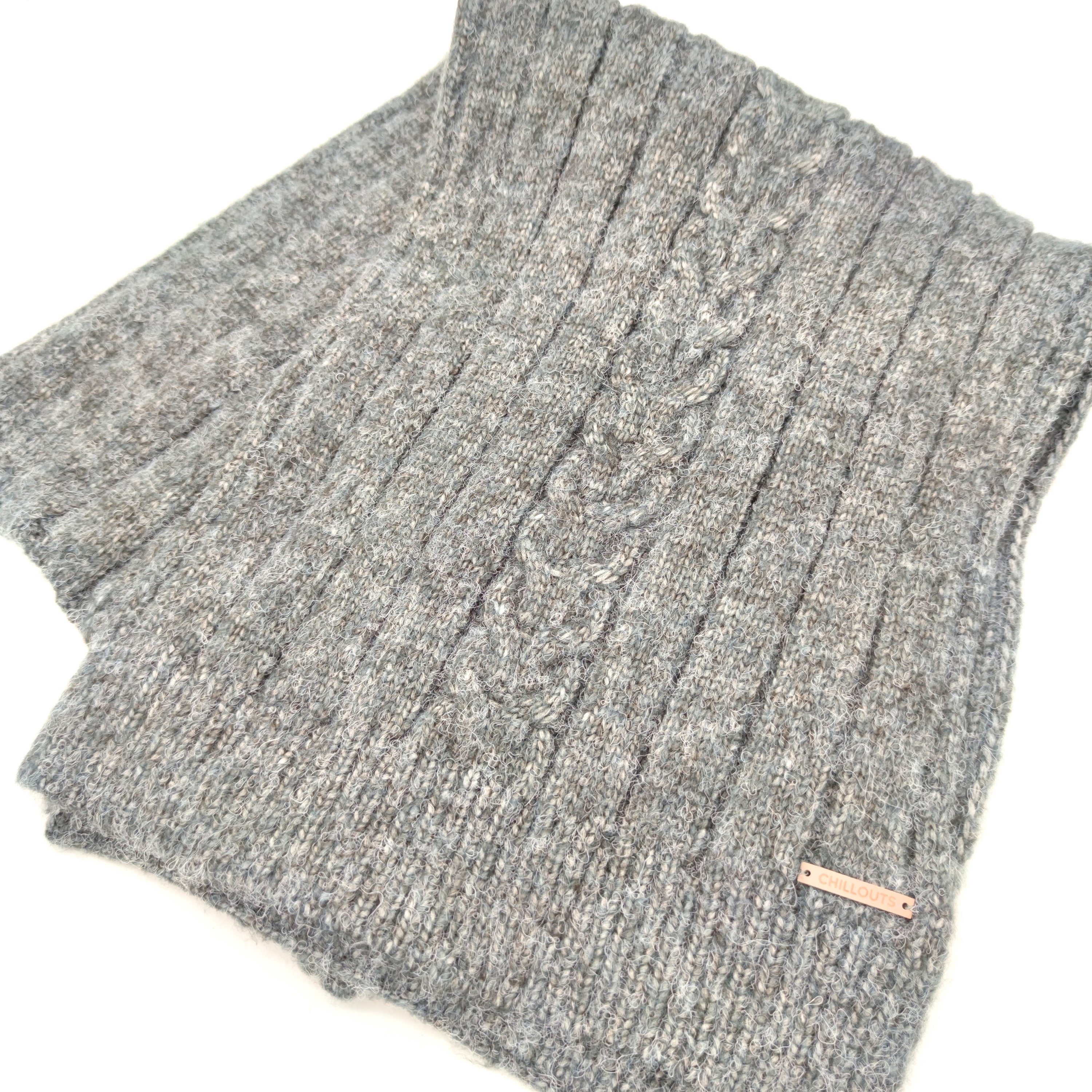 Strickschal chillouts grey Modeschal dark