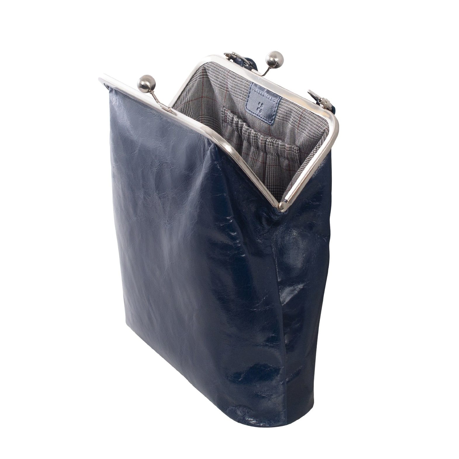 VOLKER LANG Schultertasche MATA  Elegante Damen Bügeltasche aus italienischem Leder