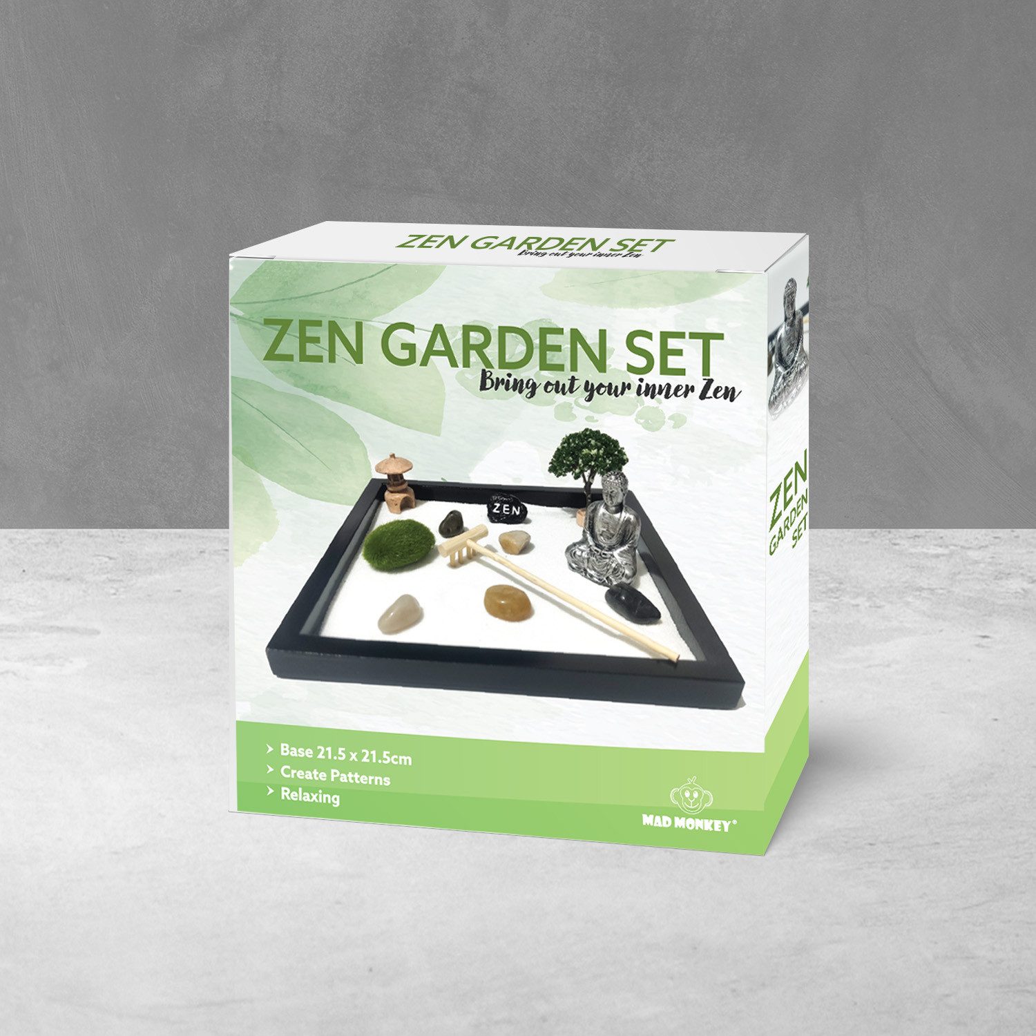 Mad Monkey Gartenfigur Mad Monkey - Zen Garten