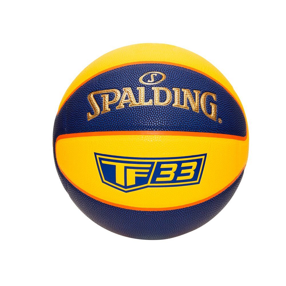 Spalding Basketball Basketball TF 33 Gold Outdoor, Deep Channel Design für exzellente Spieleigenschaften