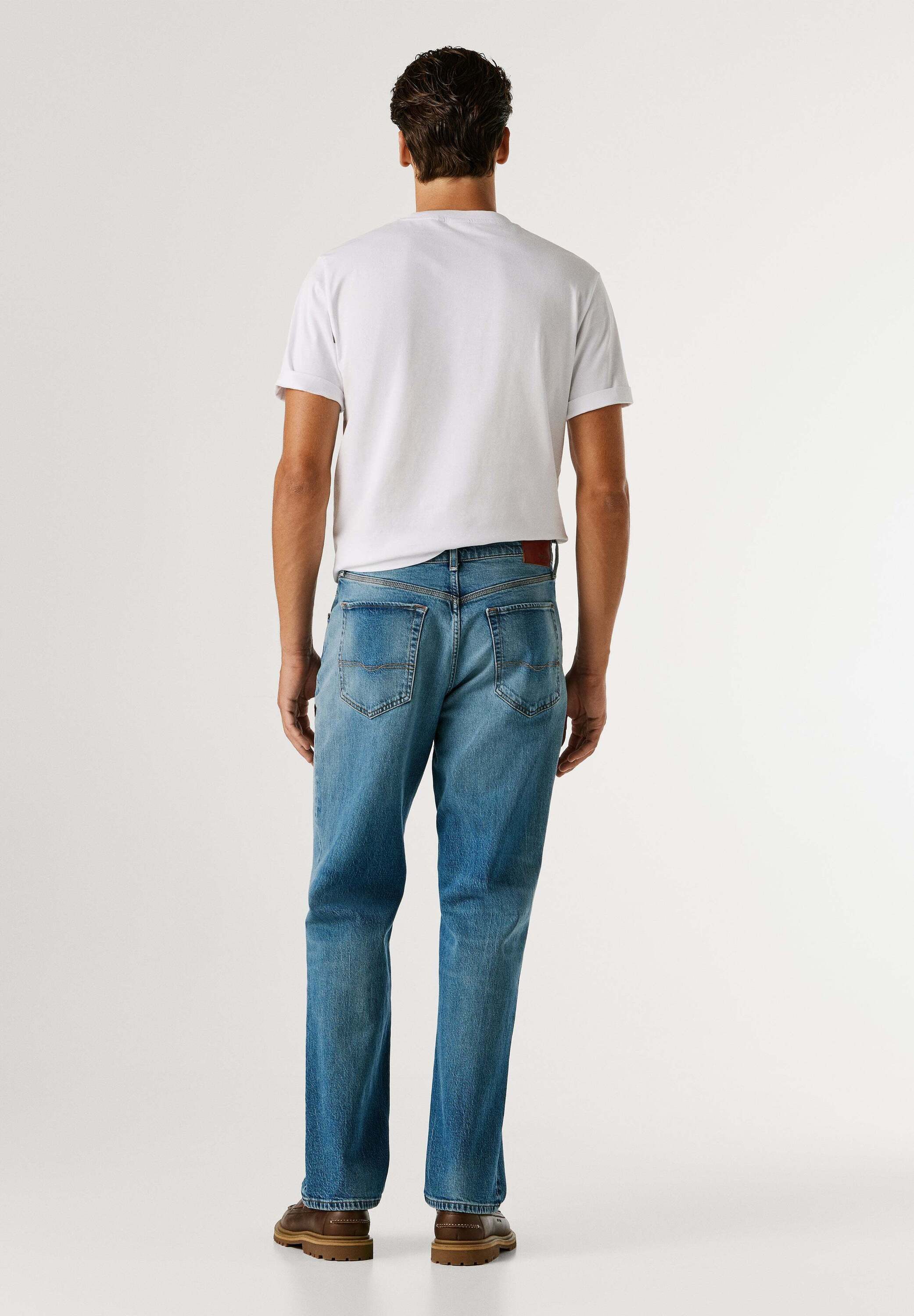 Pepe Jeans Straight-Jeans Jeans mit geradem Bein STRAIGHT JEANS DALSTON SPRING STONE – Bild 3 von 5