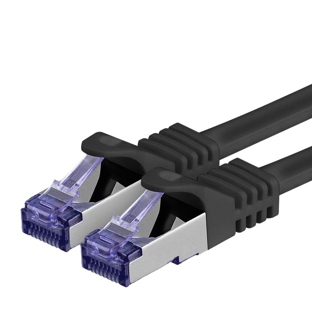 WANTEC 7205 - Patchkabel - schwarz Netzwerkkabel