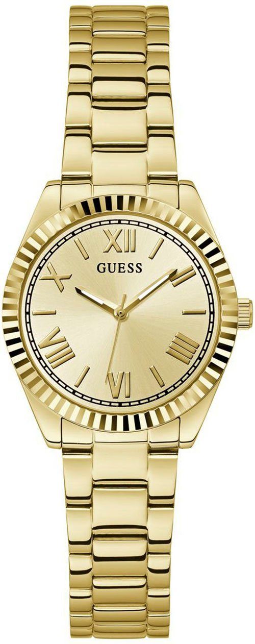 Guess Quarzuhr MINI LUNA GW0687L2, Armbanduhr, Damenuhr, Edelstahlarmband günstig online kaufen