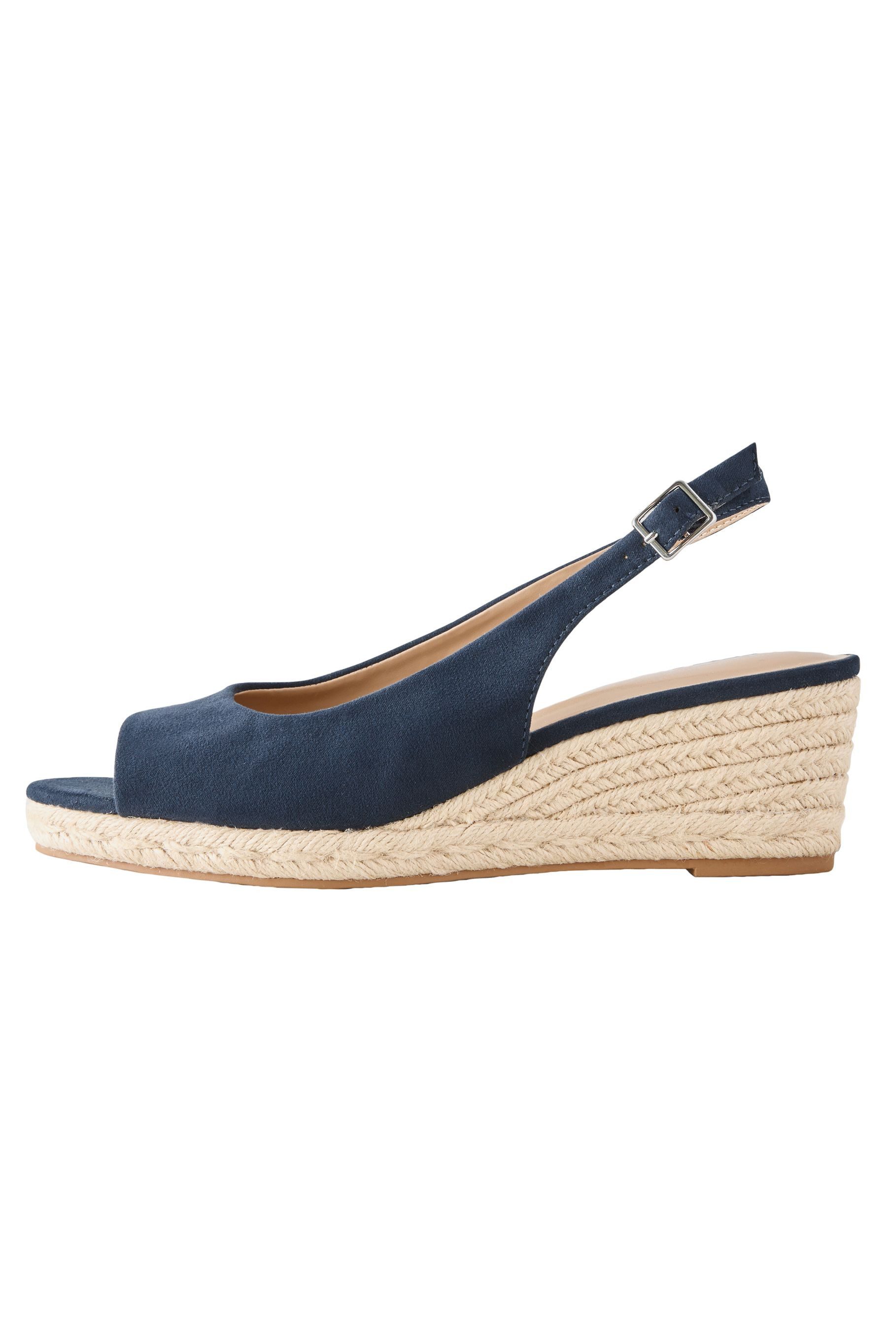 Next Forever Comfort® zehenfreie Keilabsatzschuhe Keilsandalette