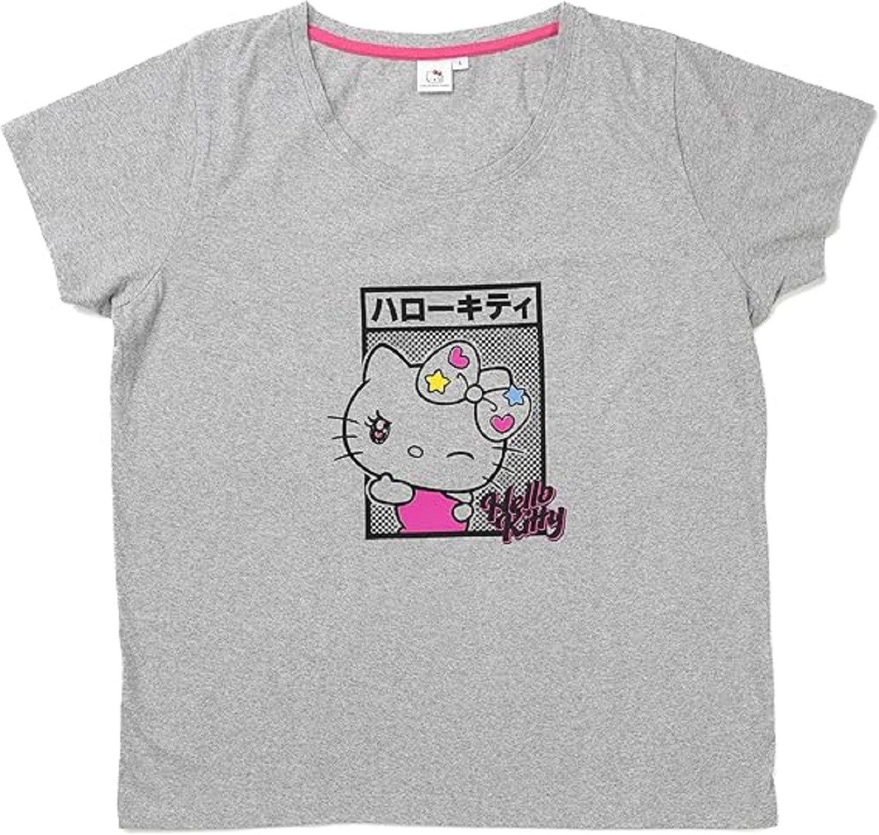 Hello Kitty Schlafanzug Damen Nachtwäsche Set aus Baumwolle – Pyjama mit Sh günstig online kaufen