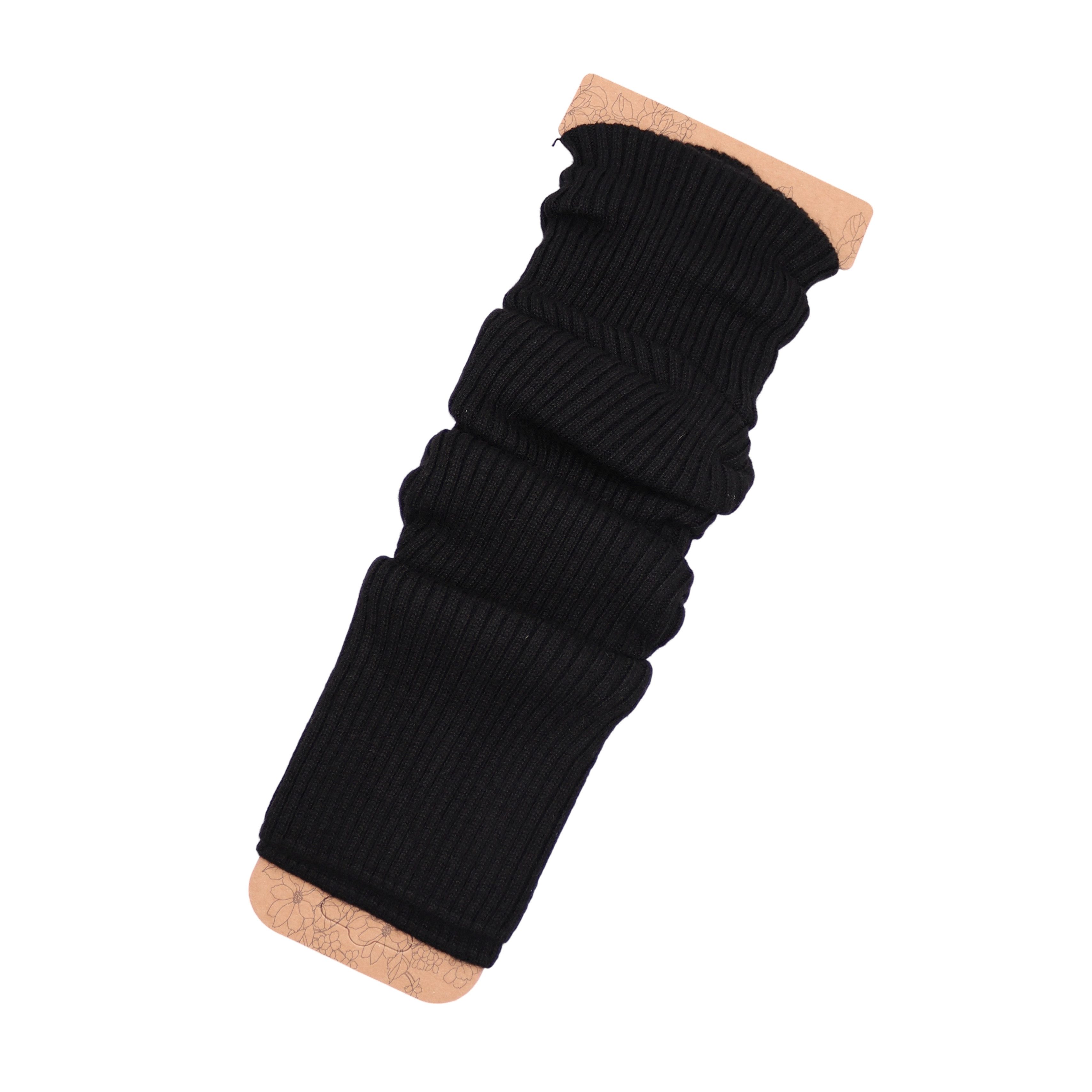 MIRROSI Гетры Damen Гетры - Edel Woll-Beinwärmer mit Grobstrick-Muster Elastisch – ohne Druck auf dem Bein