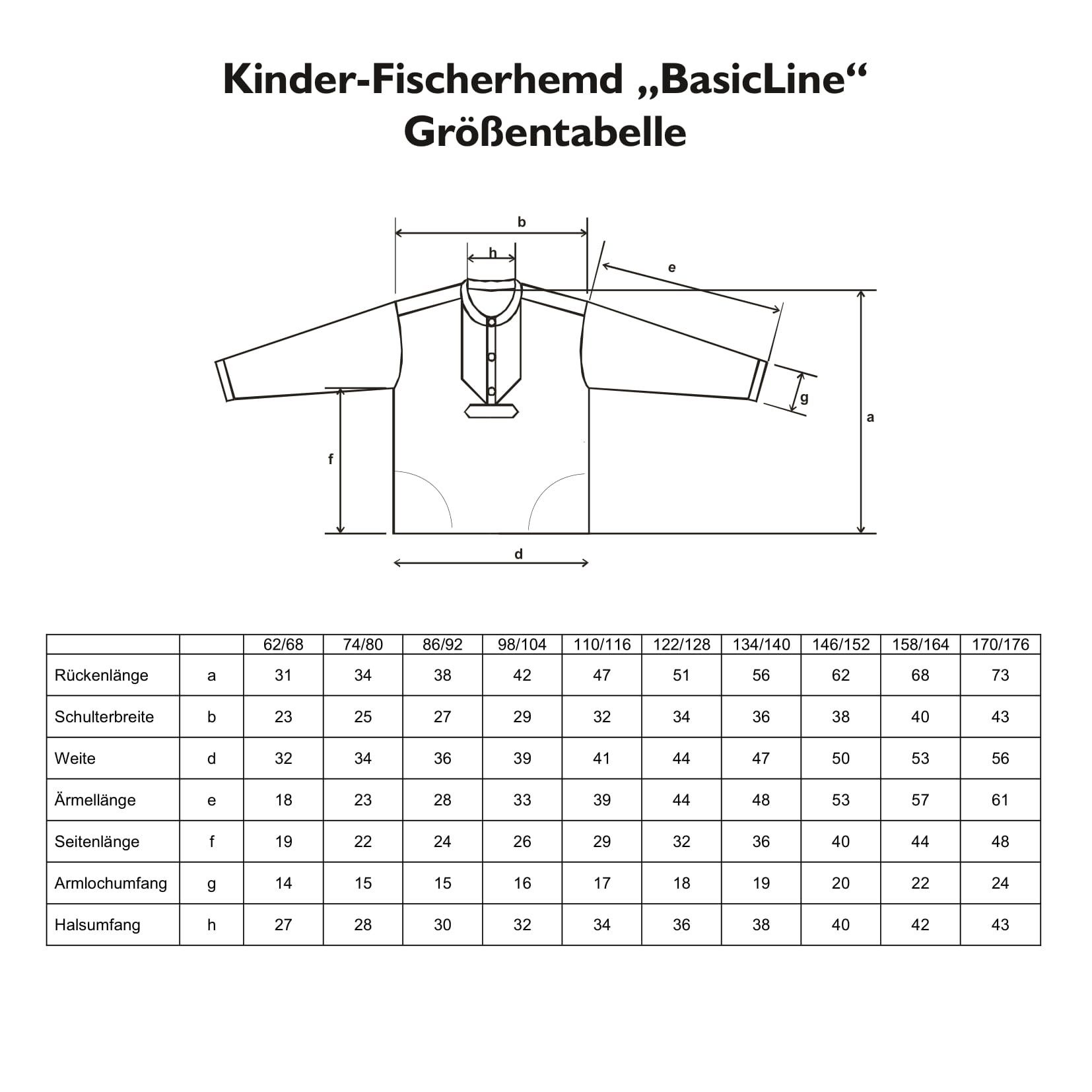 Finkenwerder Seemann-Hemd Basic Fischerhemd Line - rot gestreift Langarmhemd modAS Kinder gestreift