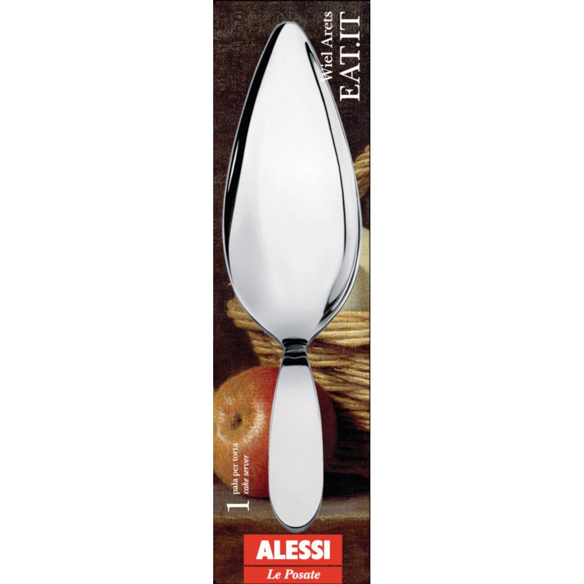 Alessi Tortenheber Tortenheber eat.it, Spülmaschinengeeignet, aber Handwäsche empfehlenswert