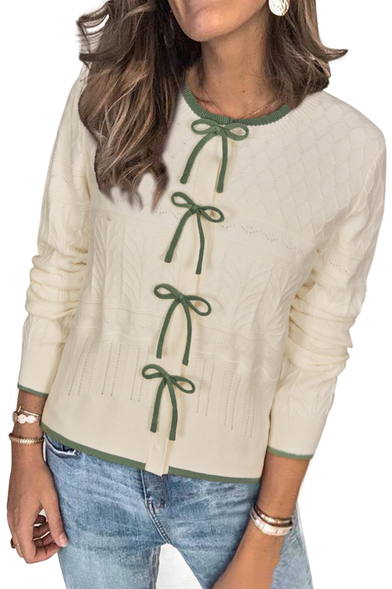 Arach&Cloz Strickjacke Arach&Cloz Damen Strickjacke Cardigan Herbst Winter günstig online kaufen