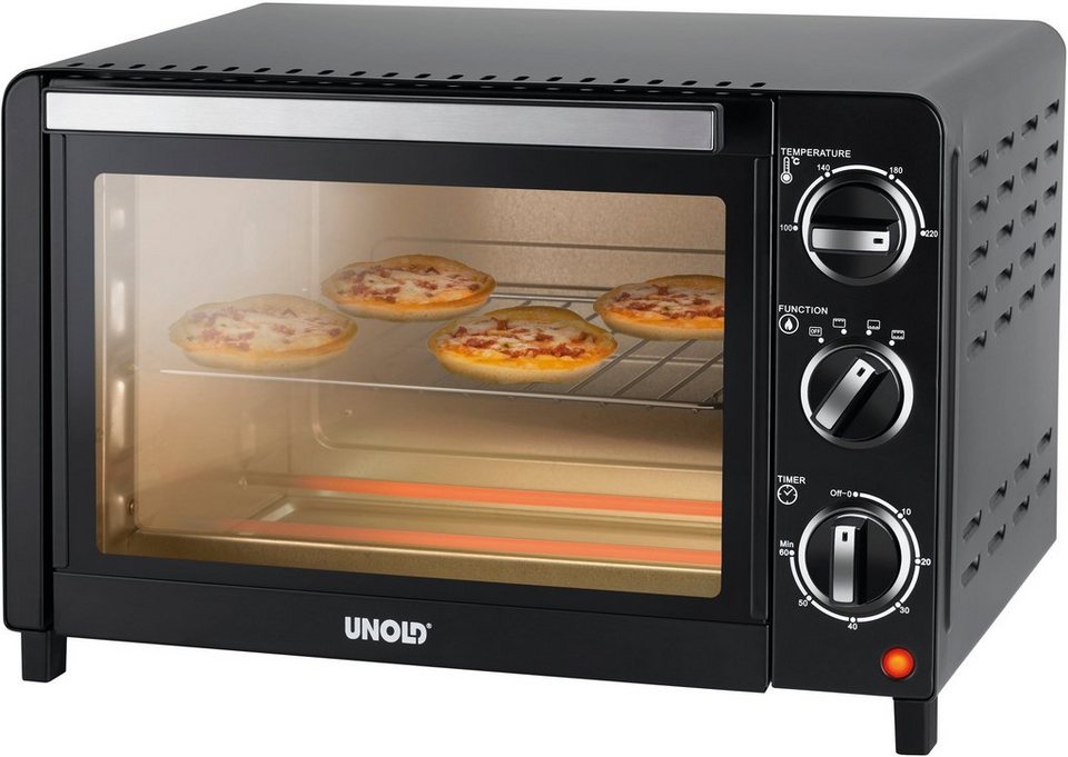 Unold Minibackofen 68875 OFEN Allround, Ober-/Unterhitze zusammen oder  separat einstellbar