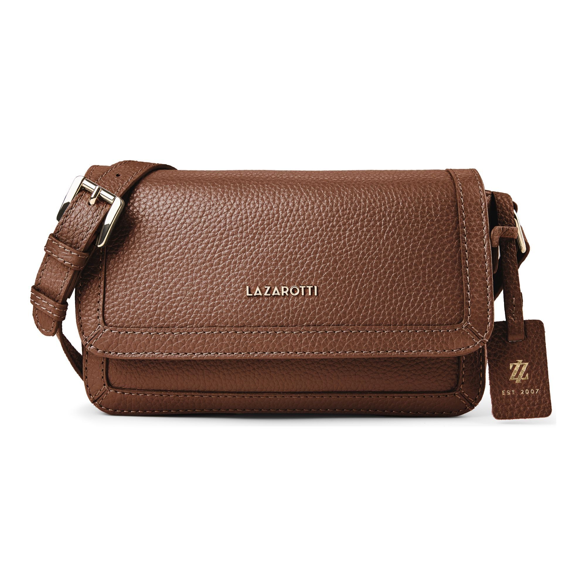 Lazarotti Umhängetasche Bologna Leather, Leder