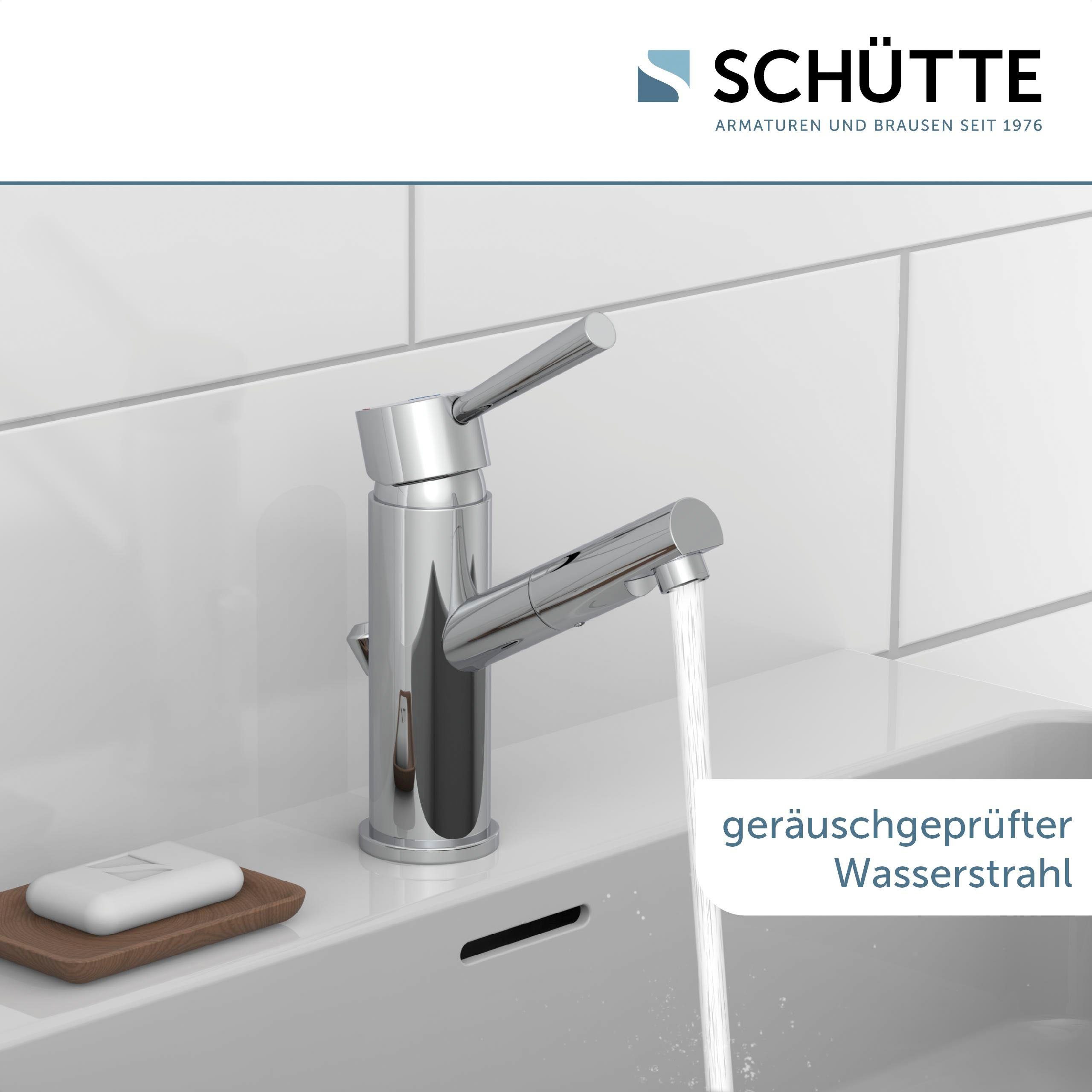 Schütte Waschtischarmatur Cornwall mit Zugstange, Ablaufgarnitur, Mischbatterie – Bild 5 von 5