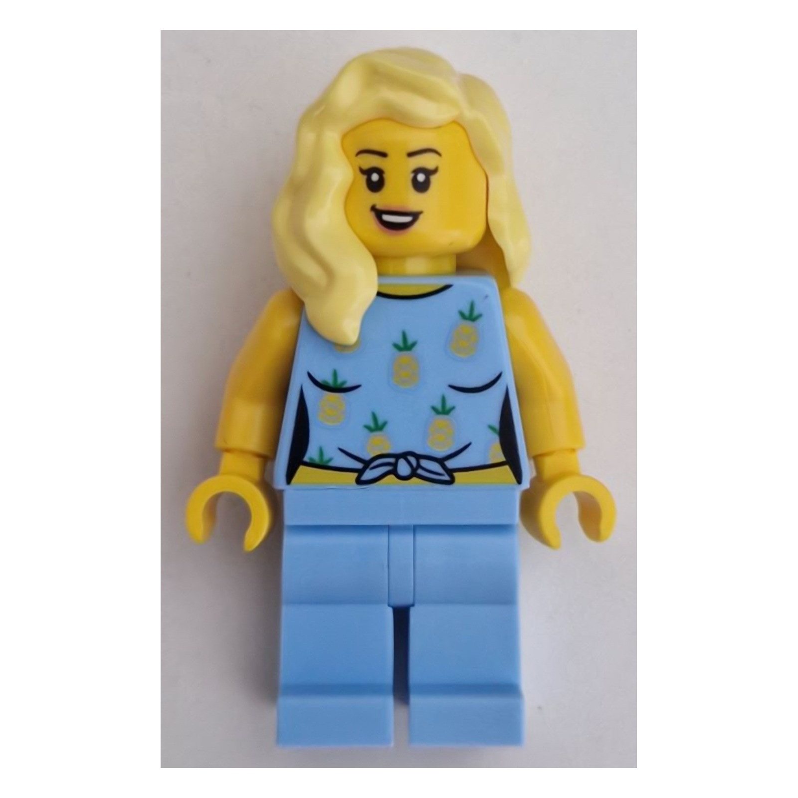 LEGO® LEGO Minifigur Car Driver - Female, Bright Light Blue (cty1660) Spielbausteine