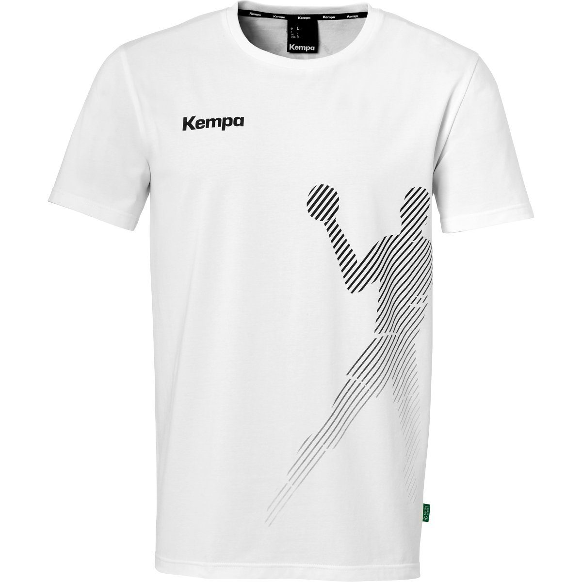 Kempa Kurzarmshirt T-SHIRT BLACK & WHITE schwarz/pink