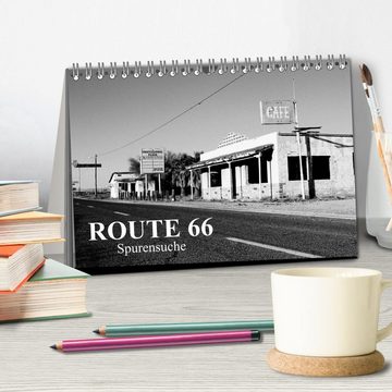 CALVENDO Wandkalender Route 66 (Tischkalender 2024 DIN A5 quer), CALVENDO Monatskalender