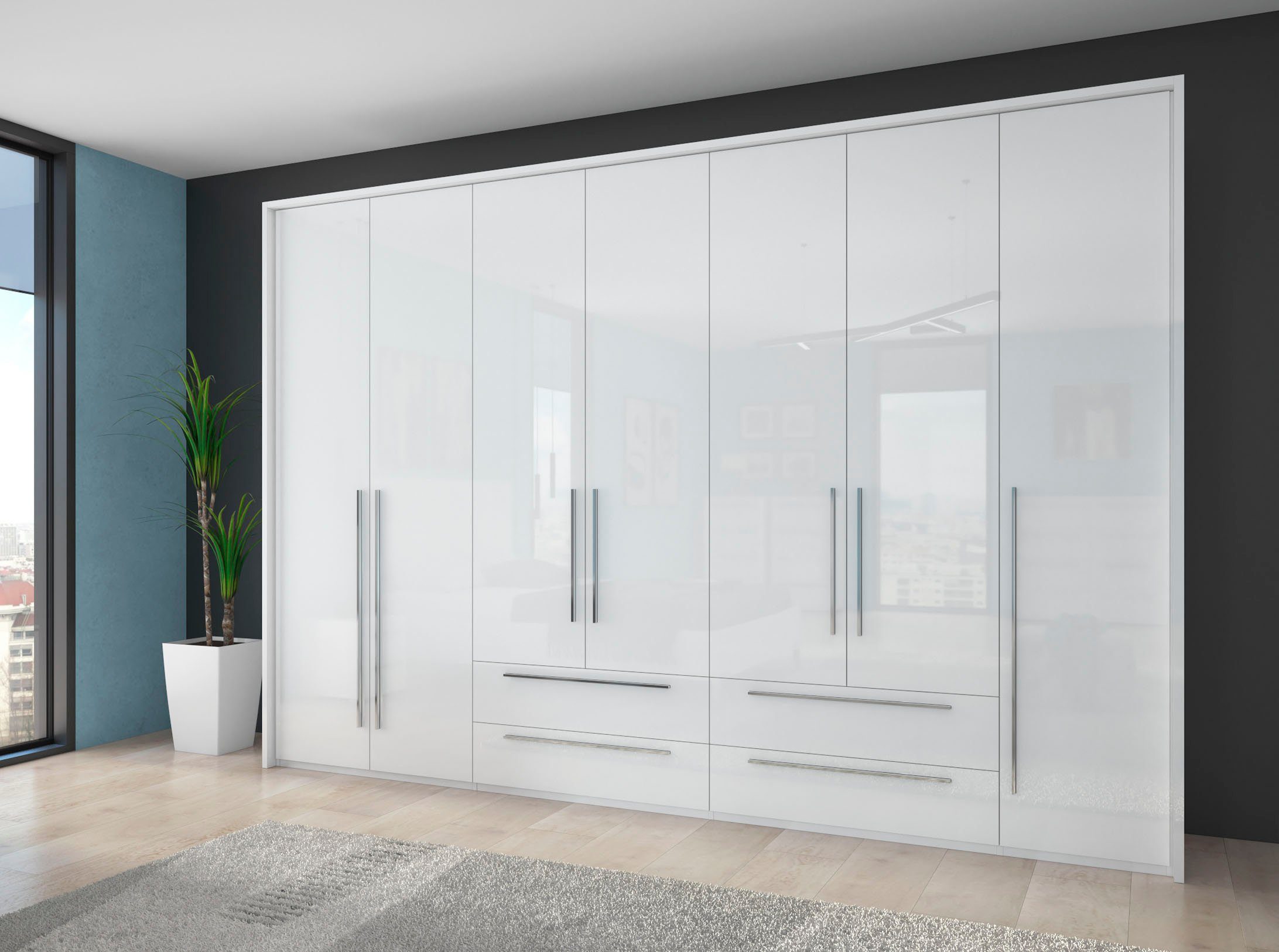 Drehtürenschrank Piano