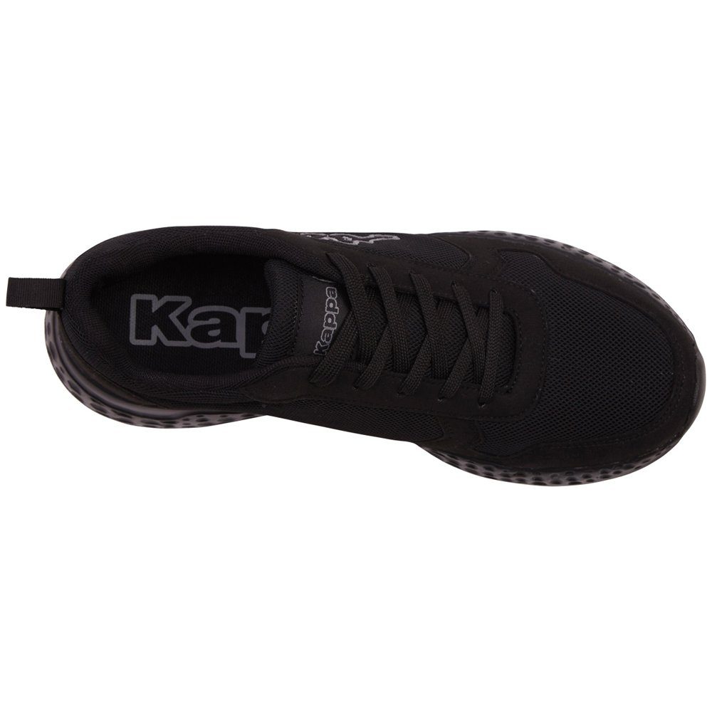 - Sneaker Kappa Leistung black-grey unterstützen zusätzlich sportliche